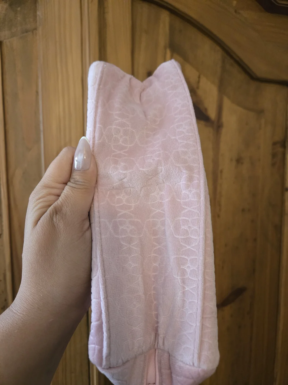Kendra Scott Pink Quilted Cosmetic Pouch